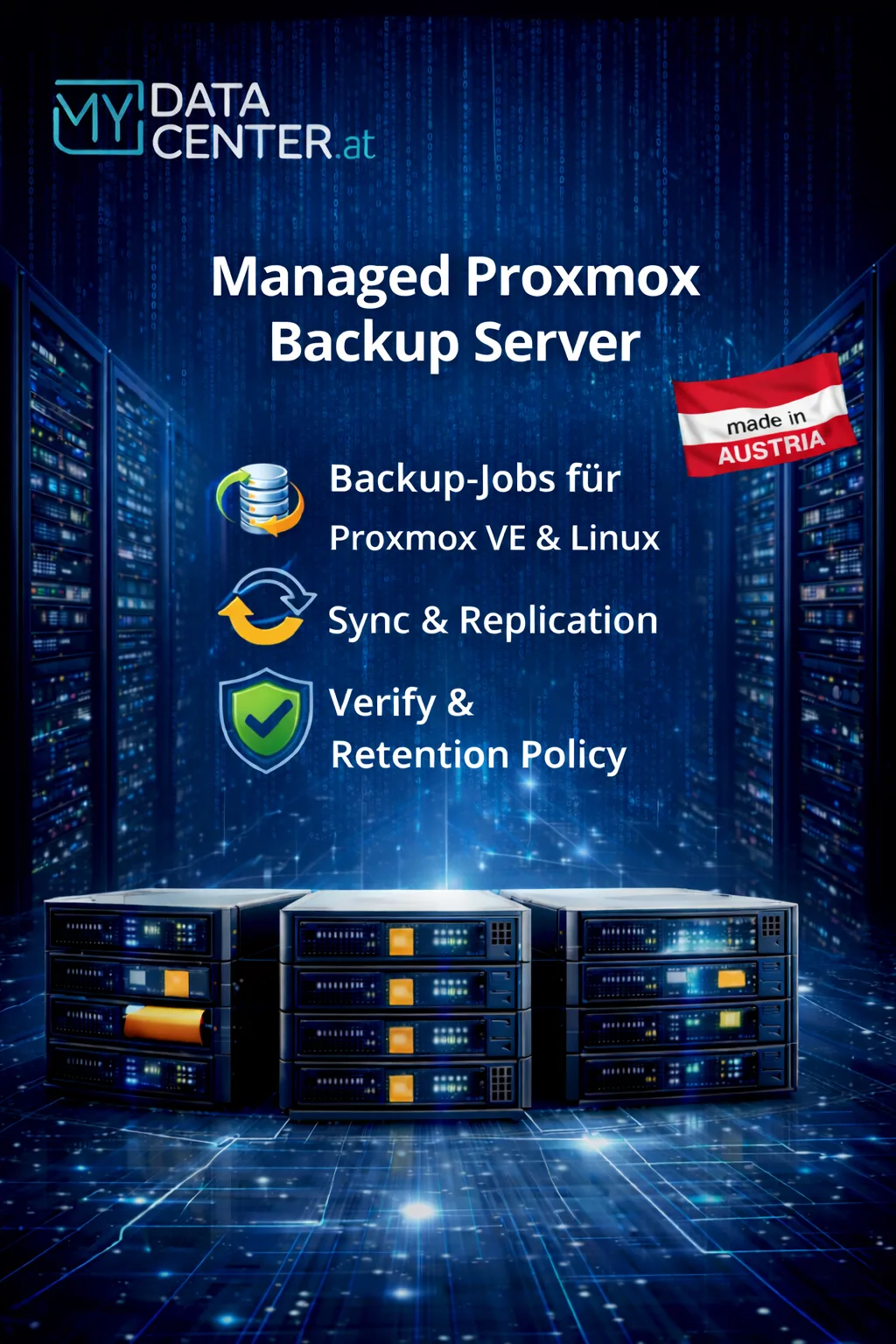 Managed Proxmox Backup Server – neue Funktionen und Entfall der Einrichtungsgebühr